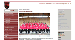 Desktop Screenshot of fussball-herren.tsv-zorneding.de