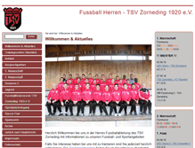 Tablet Screenshot of fussball-herren.tsv-zorneding.de